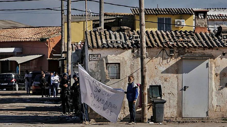 Imagen de archivo de la primera fase de derribos.