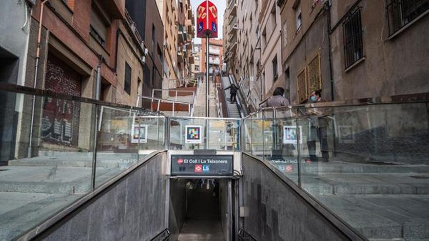 La estación El Coll/La Teixonera de la línea 5 del metro de Barcelona
