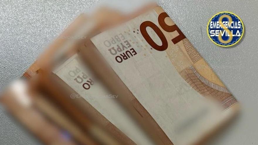 Buscan en Sevilla al propietario de una "importante suma de dinero" encontrada en la zona sur
