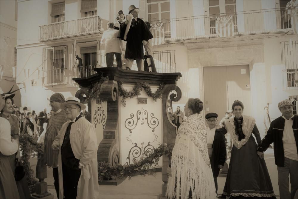 Fiesta fallera decimonónica para celebrar el aniversario del Patrimonio