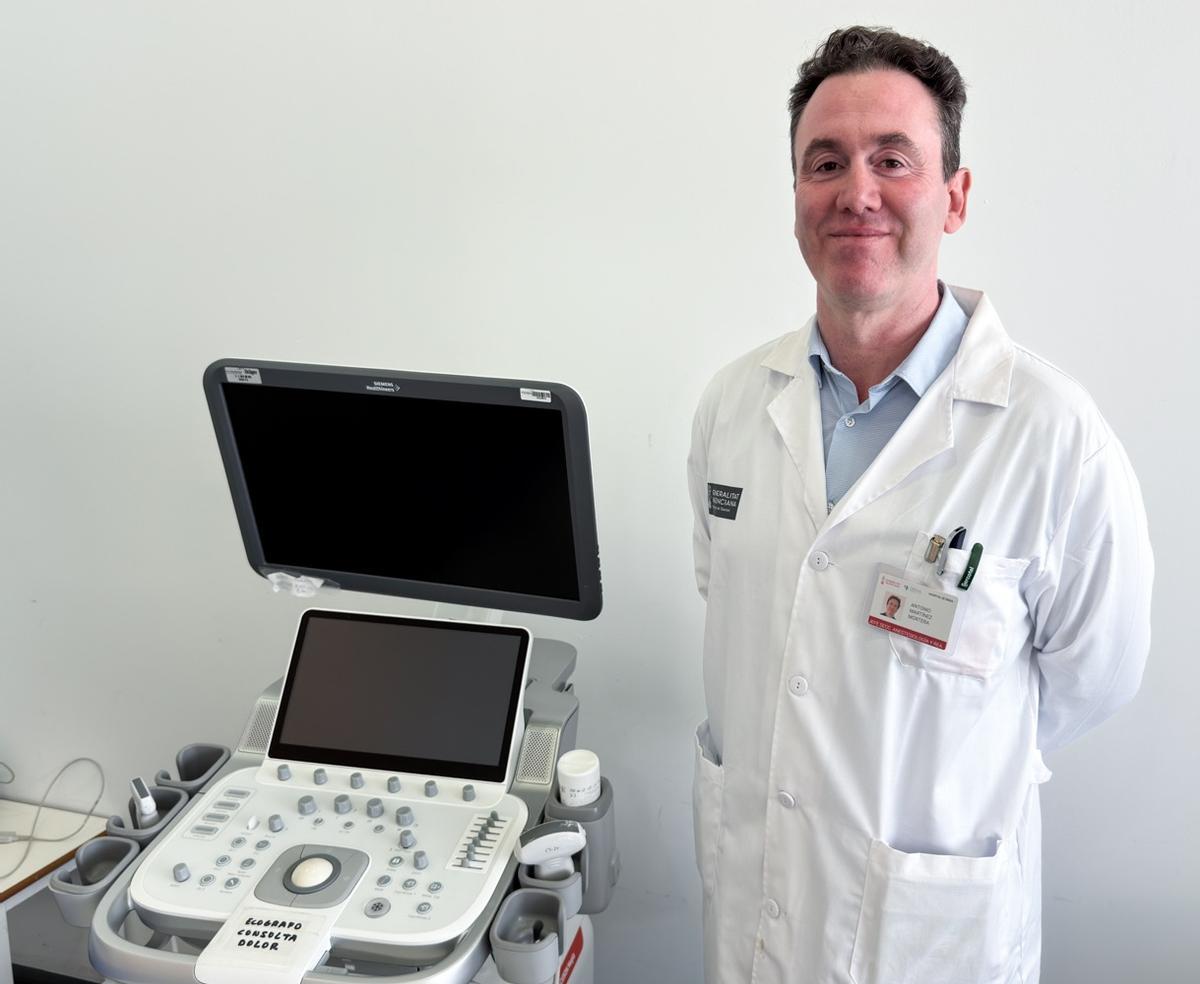 Antonio Martínez Mortera, coordinador de la Unidad del Dolor del Hospital de Dénia