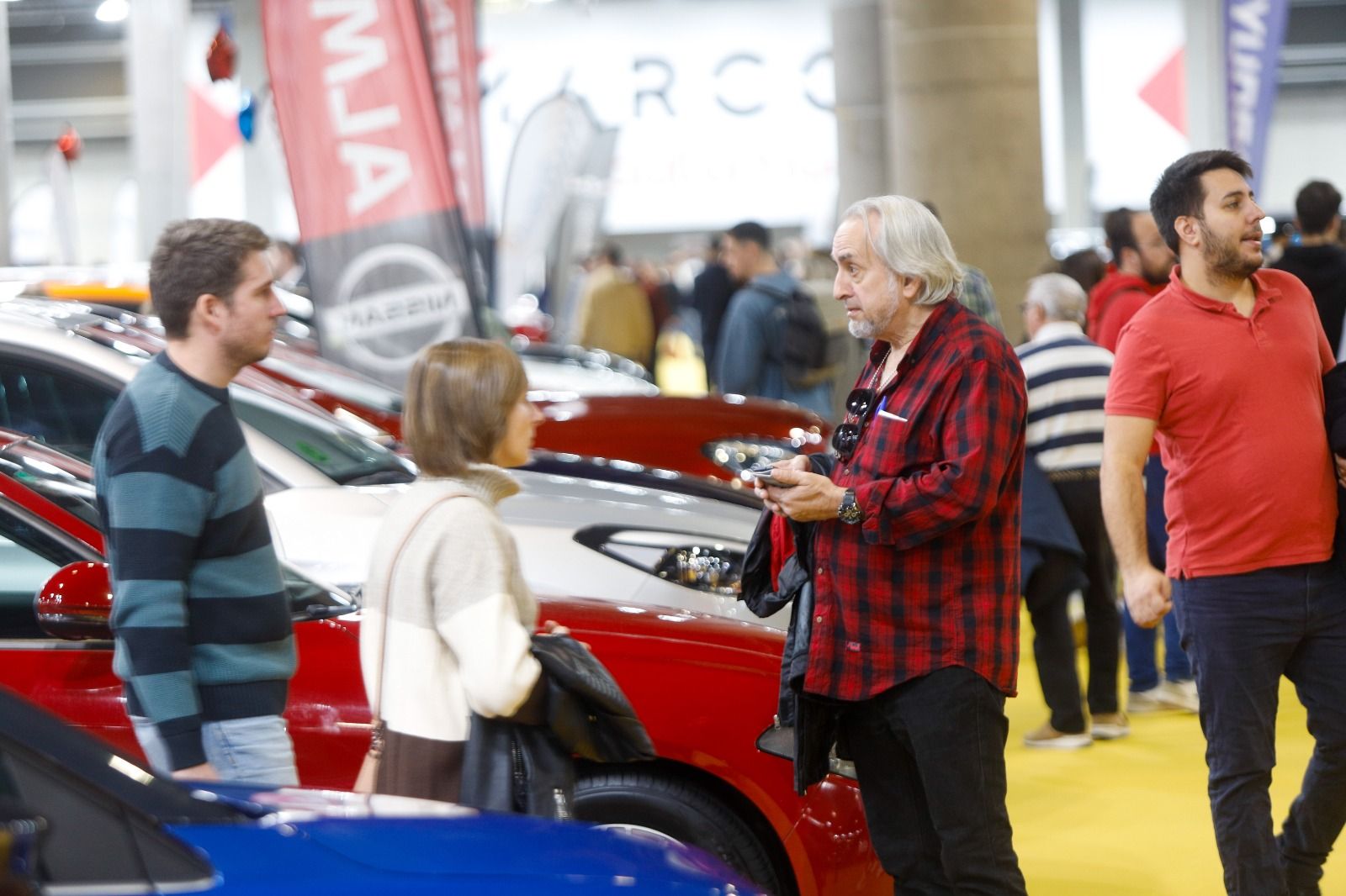 Llenazo en el primer fin de semana de la Feria del Automóvil en València