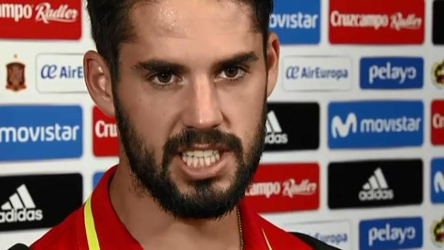 Isco: &quot;Es una pena la situación que está viviendo España&quot;