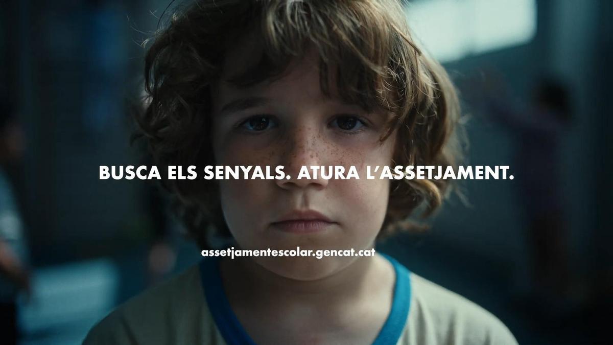Campaña de la Generalitat contra el acoso escolar.