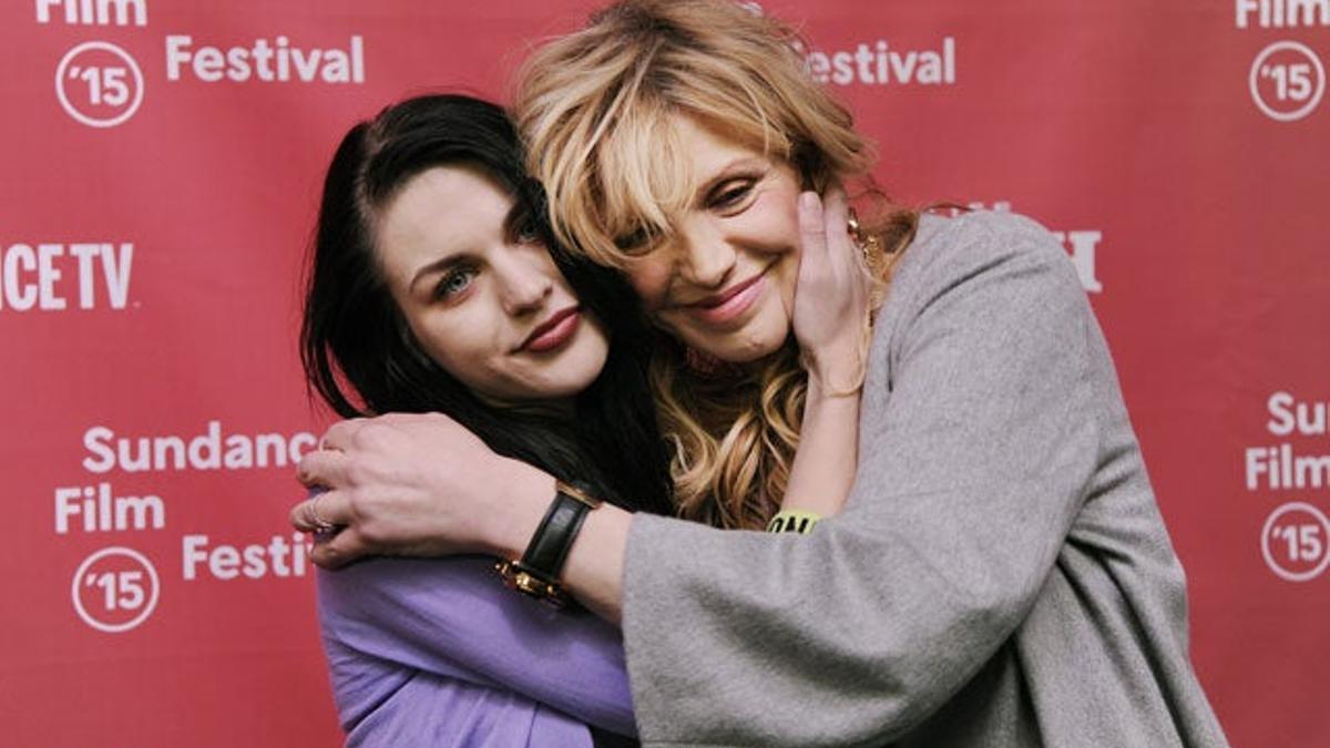 Frances Bean Cobain y Courtney Love en el Festival de Cine de Sundance