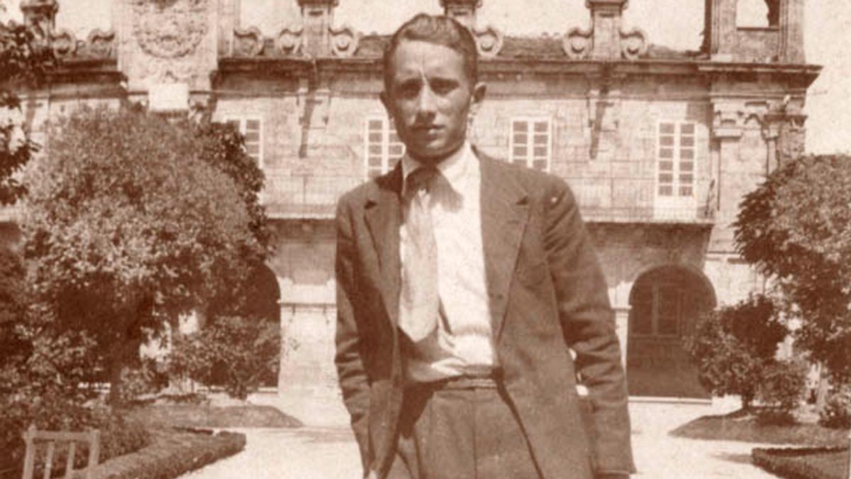 Álvaro Xil en Lugo, 1924.