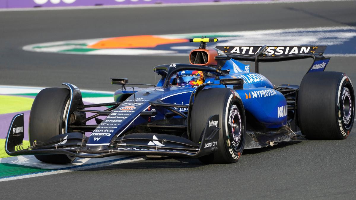 Carlos Sainz, al volante del Williams en Arabia