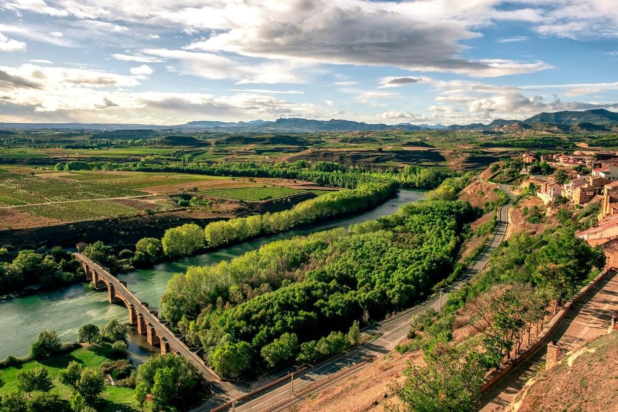 Puente medieval en San Vicente de la Sonsierra, La Rioja