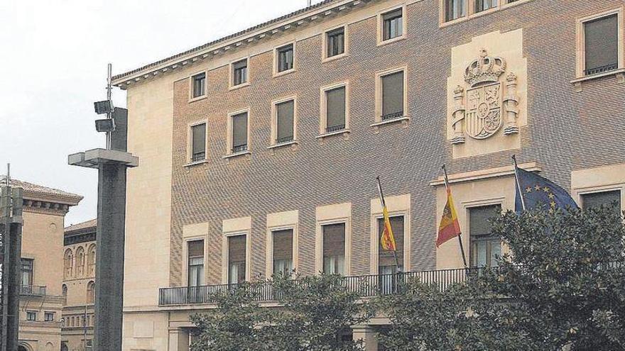 La Delegación del Gobierno en Aragón, en la que trabajaba el funcionario..