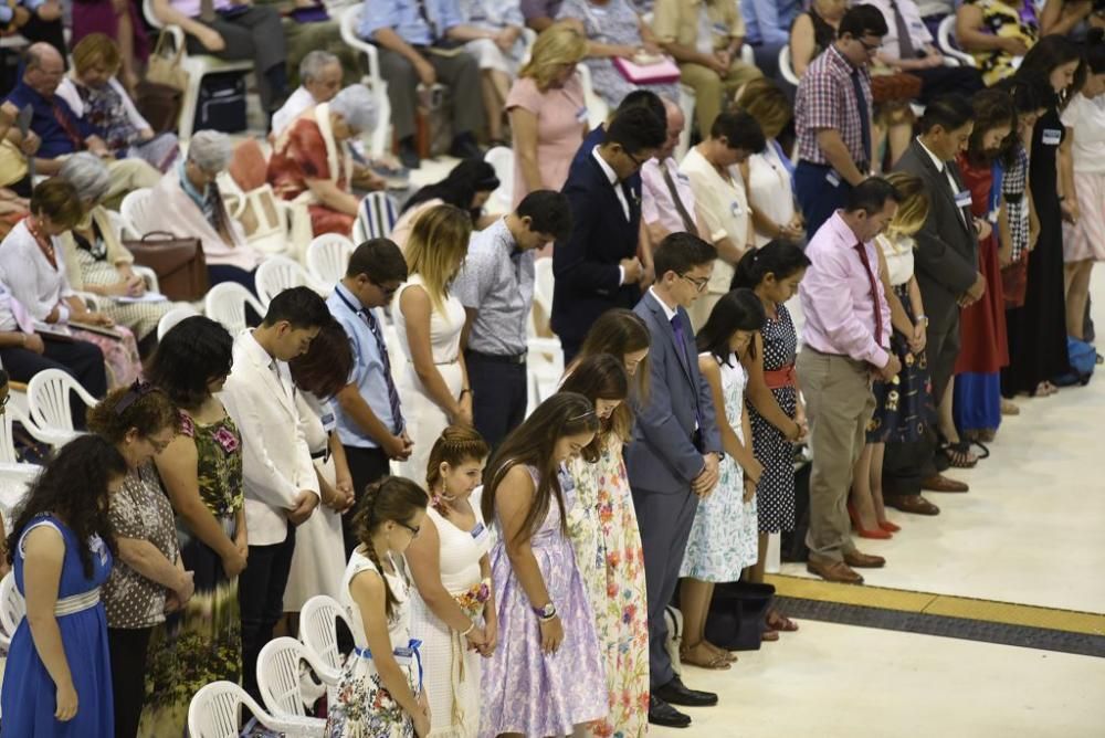 Bautismo multitudinario para abrazar a Jehová en Murcia