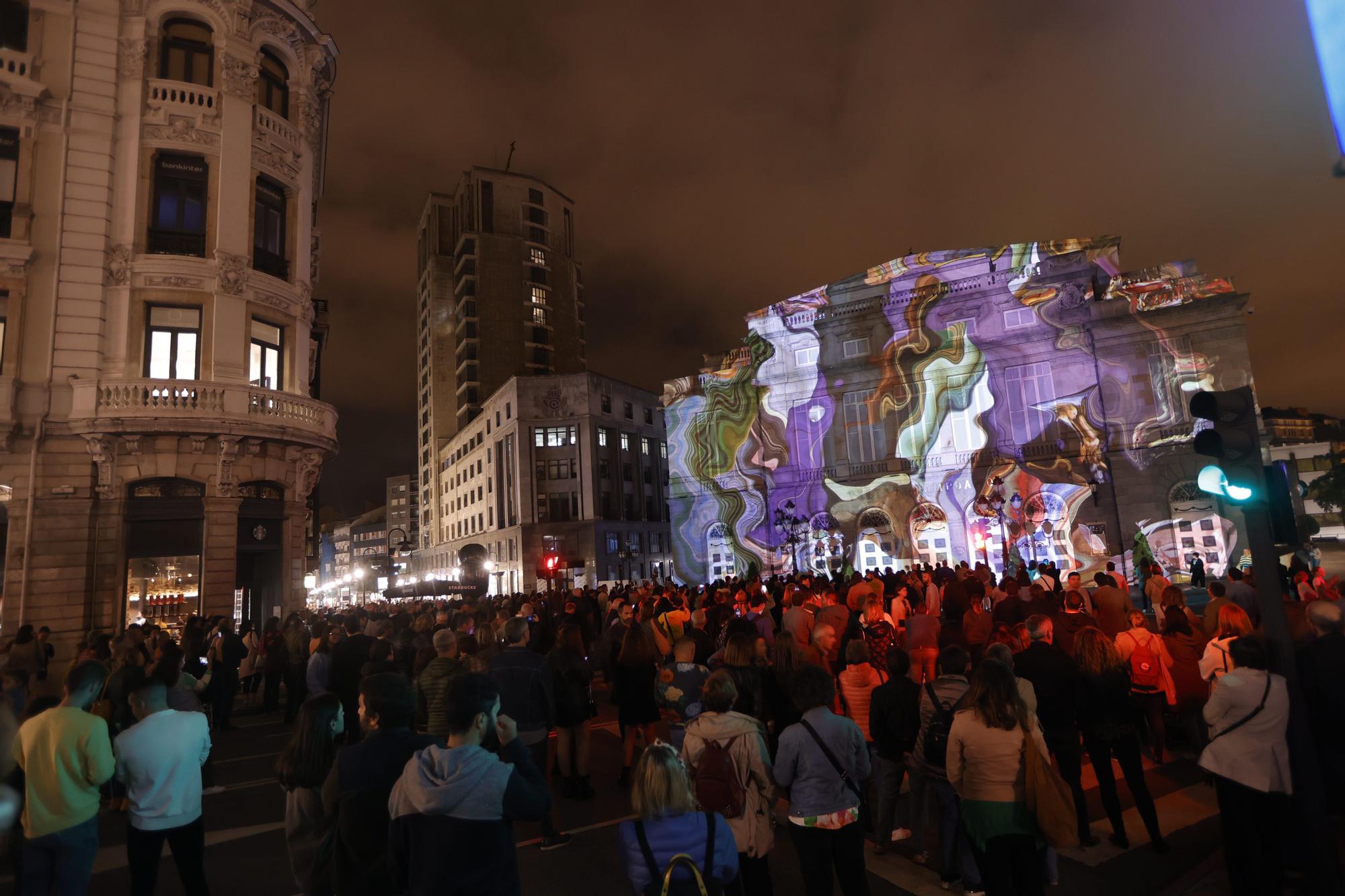 EN IMÁGENES: así fue la Noche Blanca de Oviedo 2022