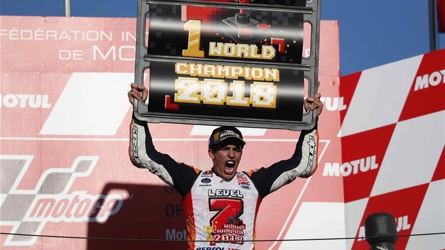 Marc Márquez se proclama campeón del mundo de MotoGP por quinta vez