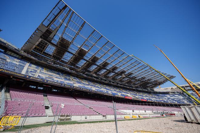 Así siguen las sorprendentes obras del Spotify Camp Nou