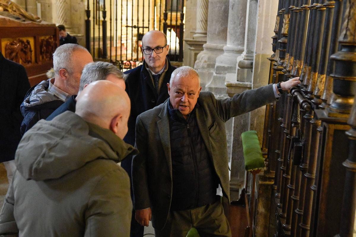 Visita del consejero de Cultura Gonzalo Santonja y del presidente de las Edades del Hombre Abilio Martínez Varea por la XXVIII edición de las Edades del Hombre