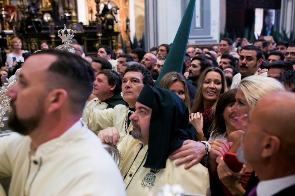 Antonio Banderas en la Semana Santa de Málaga