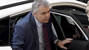 Santos Cerdán llega al Tribunal Supremo.