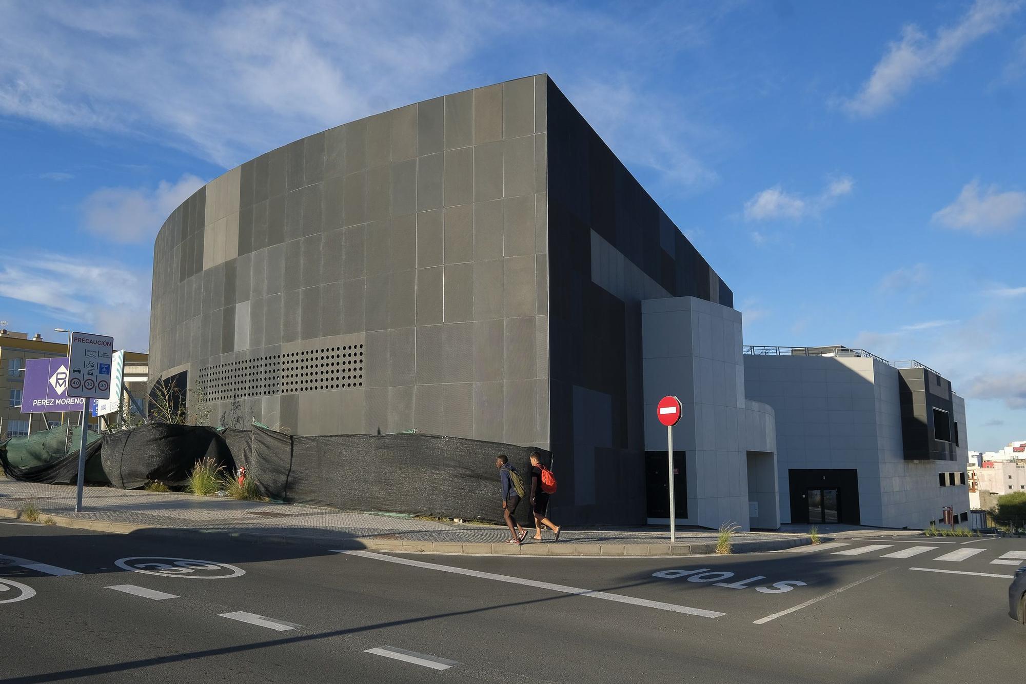 Obras en el centro cultural Jesús Arencibia, en el barrio de Tamaraceite