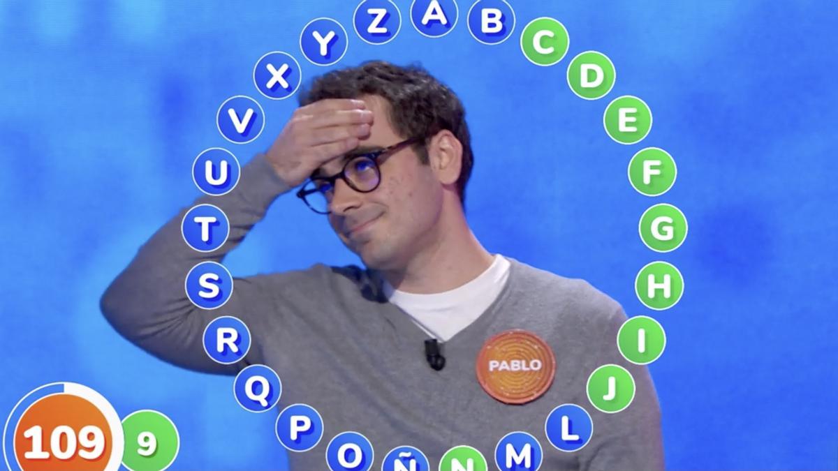 El gran ensurt de Pablo Díaz a El Rosco de ‘Pasapalabra’: «T’he vist tremolant»