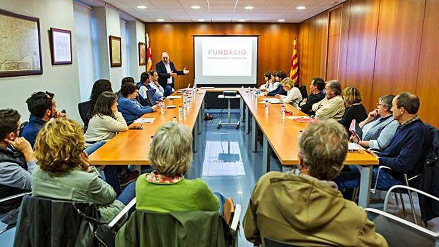 L&#039;acte de presentació de la nova organització patronal Empresariat Cerdanya a la seu del Consell Comarcal