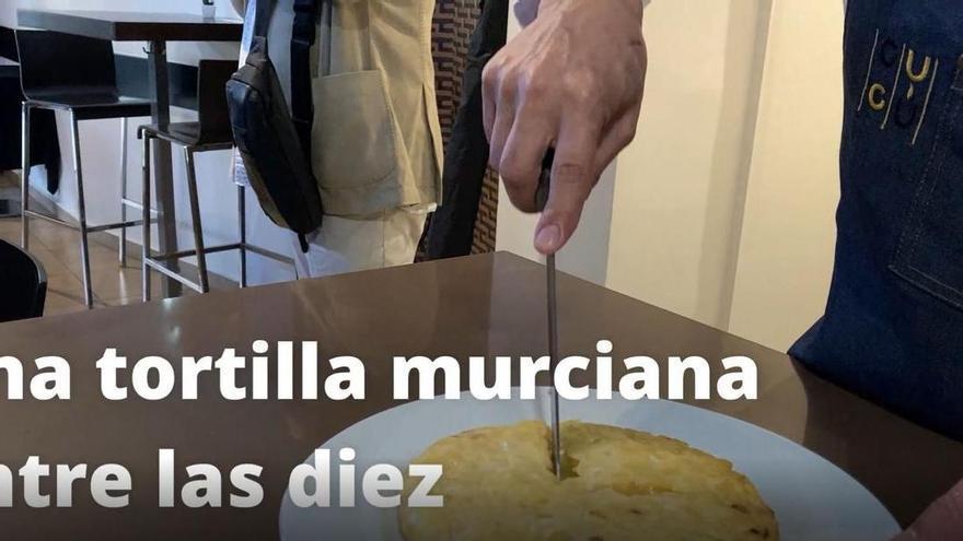 Una tortilla murciana, entre las diez mejores de España