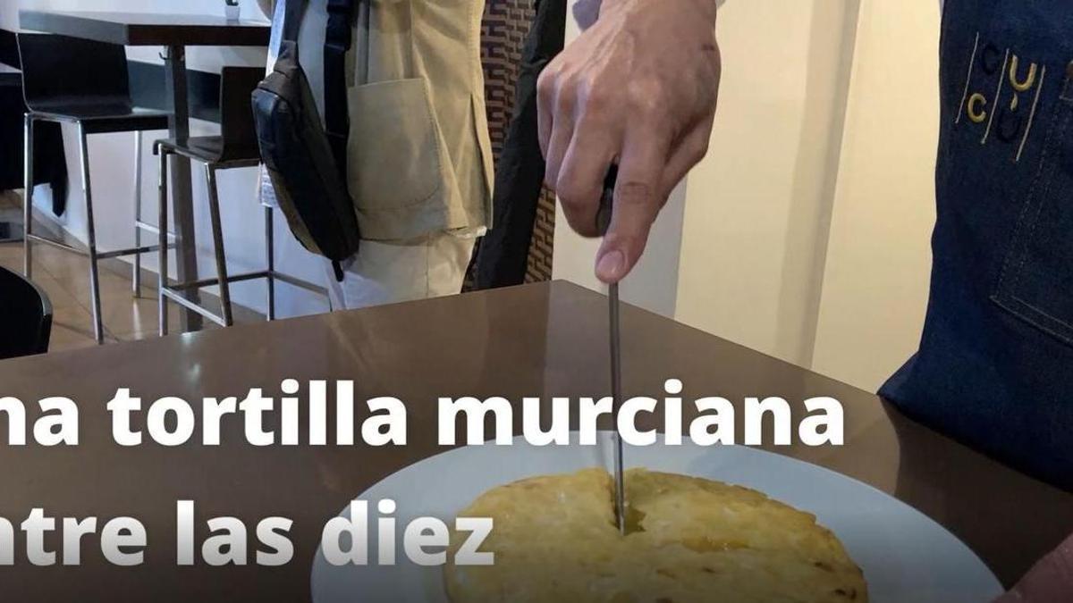 Una tortilla murciana, entre las 10 mejores de España.