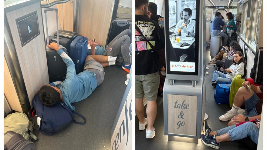 Billetes pagados para sentarse en el suelo del tren: el nuevo desprecio de Renfe a Zamora