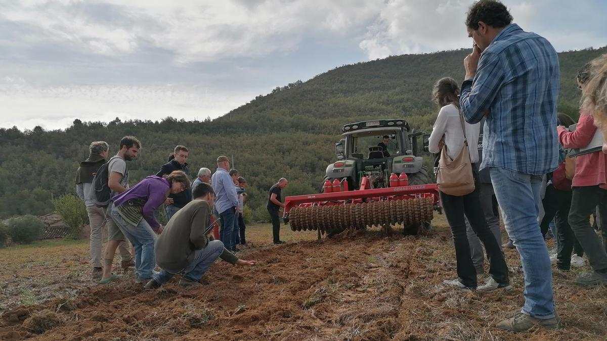 Demostració de maquinària agrícola