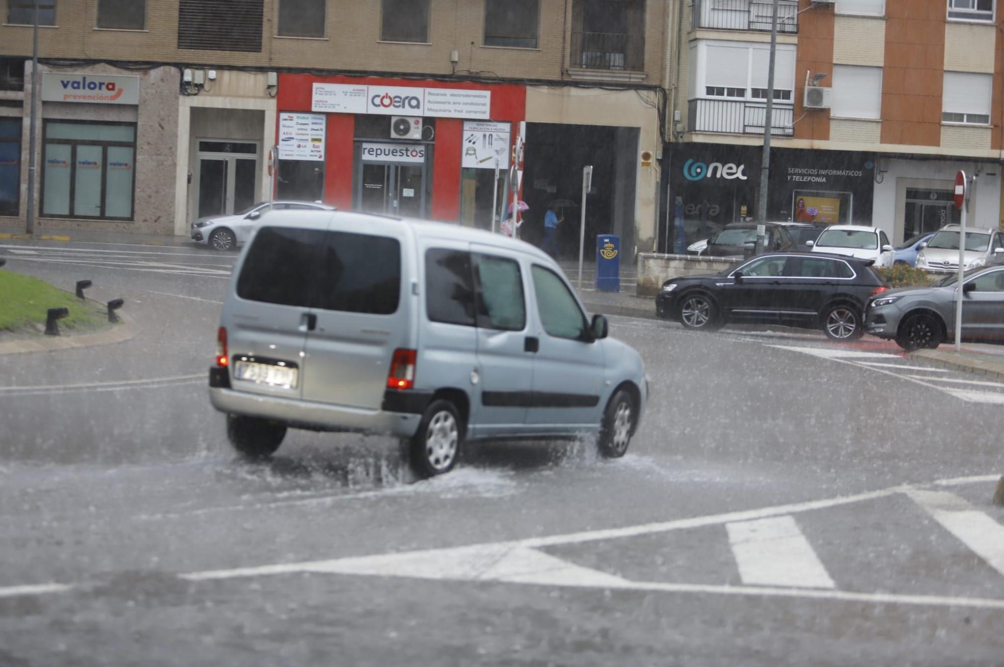 Las lluvias vuelven a golpear con fuerza en Xàtiva