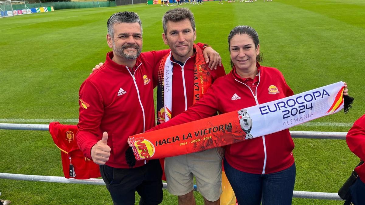 La Mareja Roja estuvo en el entrenamiento de España
