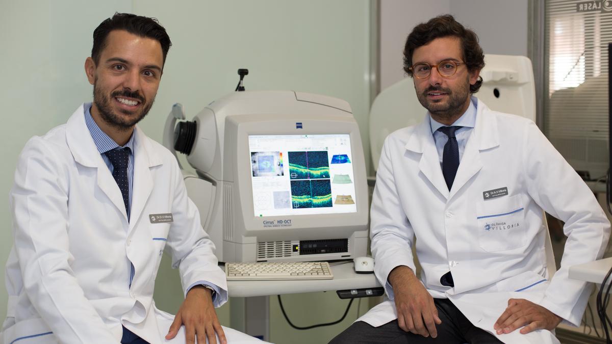Los doctores Daniel y Álvaro son la segunda generación de Villoria Oftalmólogos