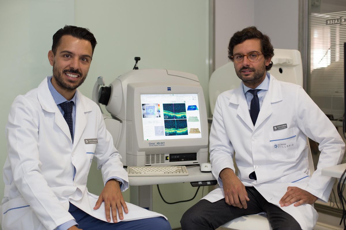 Los doctores Daniel y Álvaro son la segunda generación de Villoria Oftalmólogos
