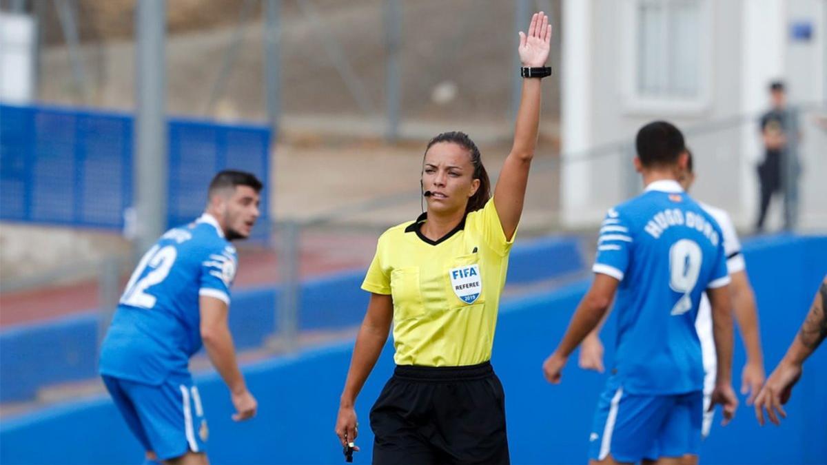 Marta Huerta ha sido la primera mujer en debutar en Segunda B