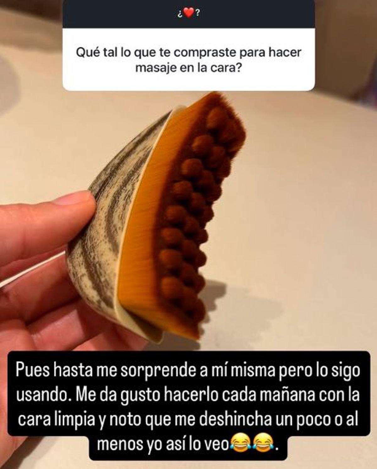 El cepillo en seco para la cara de Cristina Pedroche