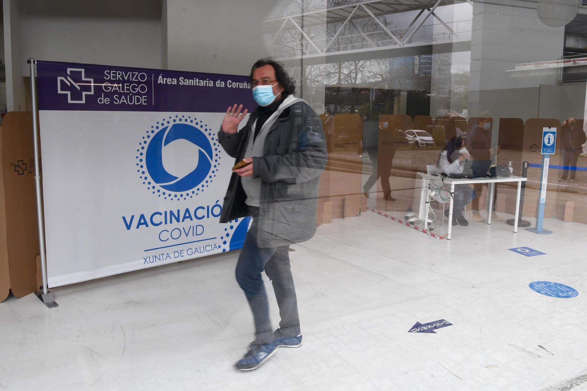 Vacunación masiva en Expocoruña