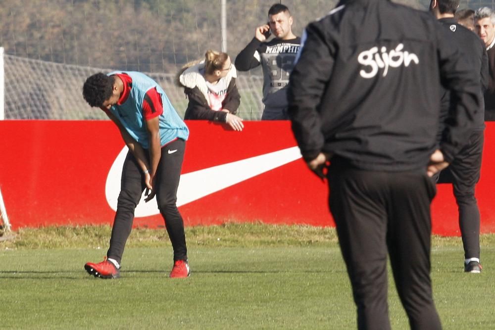 Entrenamiento del Sporting