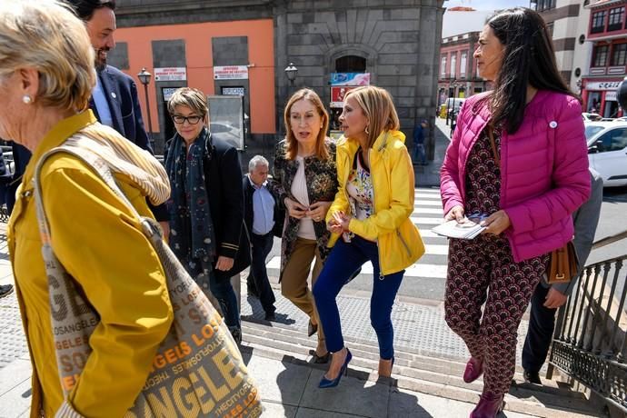 La presidenta del Congreso, Ana Pastor visita la capital Gran Canaria y participa en un desayuno con los medios de comunicación.  | 05/04/2019 | Fotógrafo: Juan Carlos Castro
