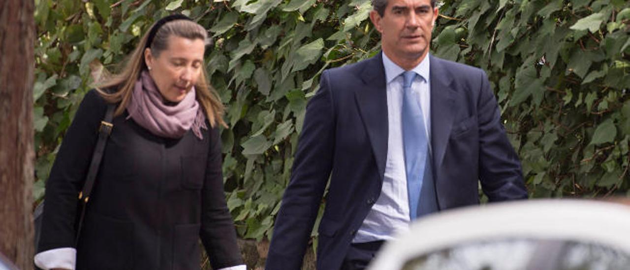 Cristina de Borbón-Dos Sicilias y su marido, Pedro López Quesada, amigos íntimos de Don Felipe y Doña Letizia.