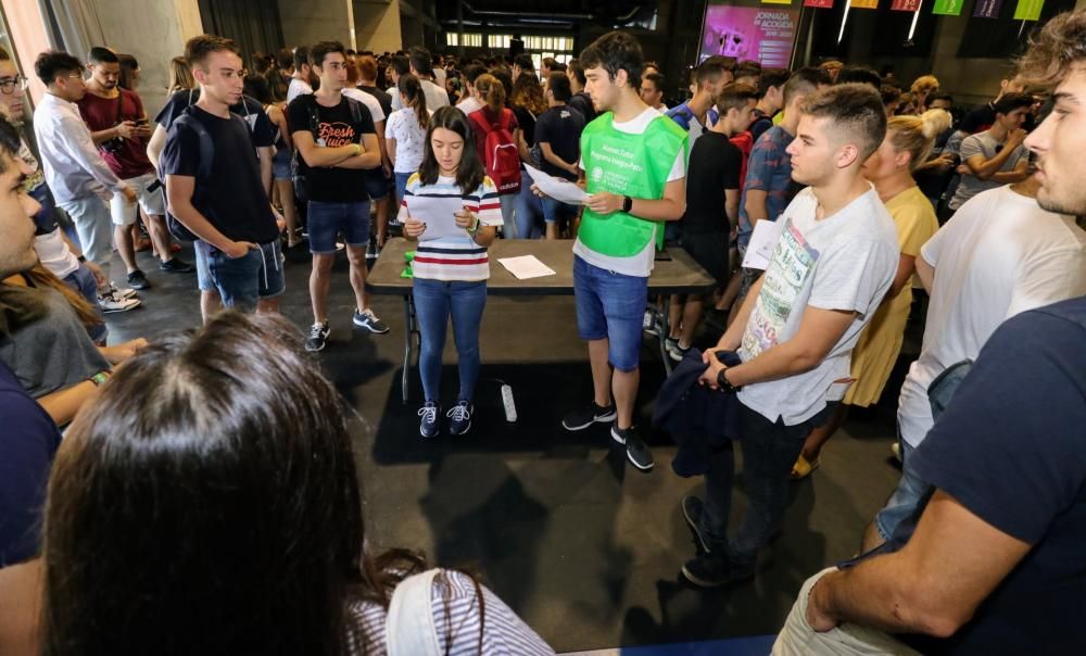 Acto de acogida en el Campus de Alcoy