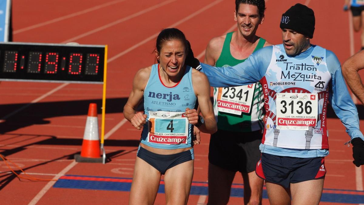 Inma Cantero, tras ganar en 2013 en El Fontanar.