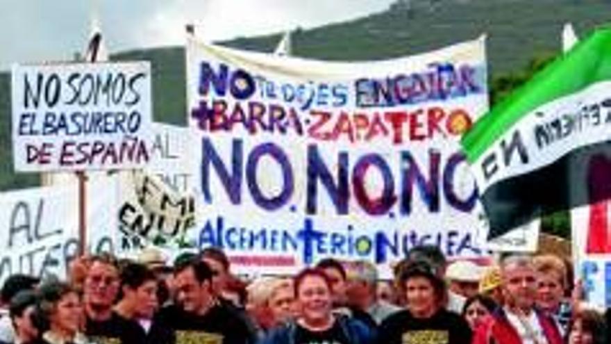 La comarca de Montánchez se moviliza contra el almacén nuclear