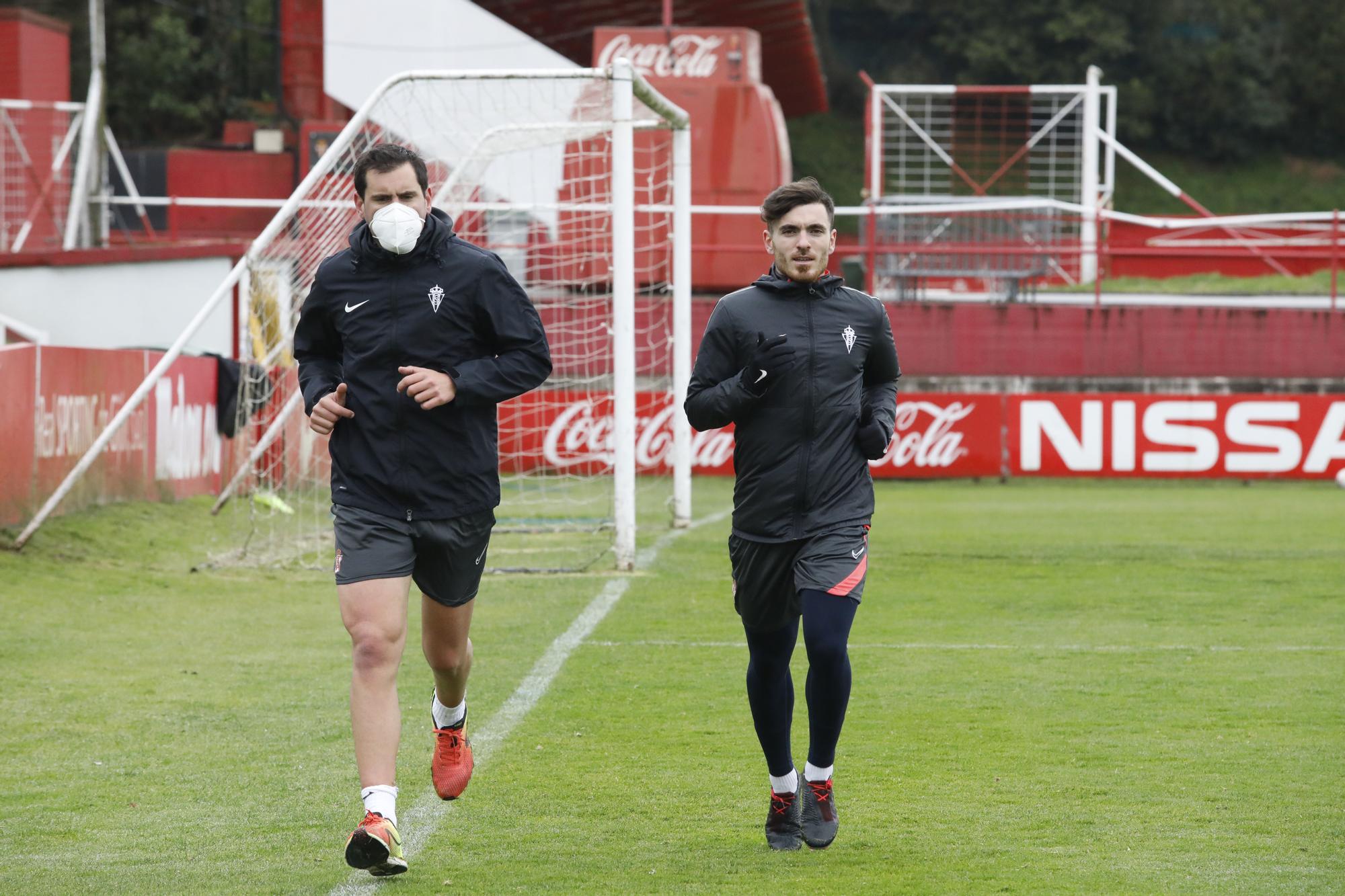 Entrenamiento del Sporting