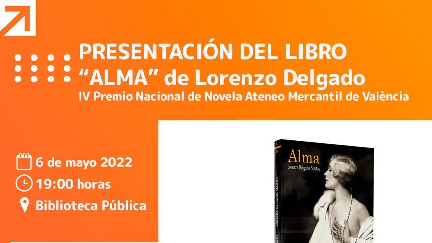 Rafelbunyol acoge la presentación del libro &quot;Alma&quot; de Lorenzo Delgado