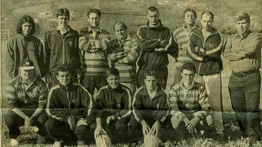 Uno de los primeros equipos del Pilier, a principios de los años noventa del pasado siglo.