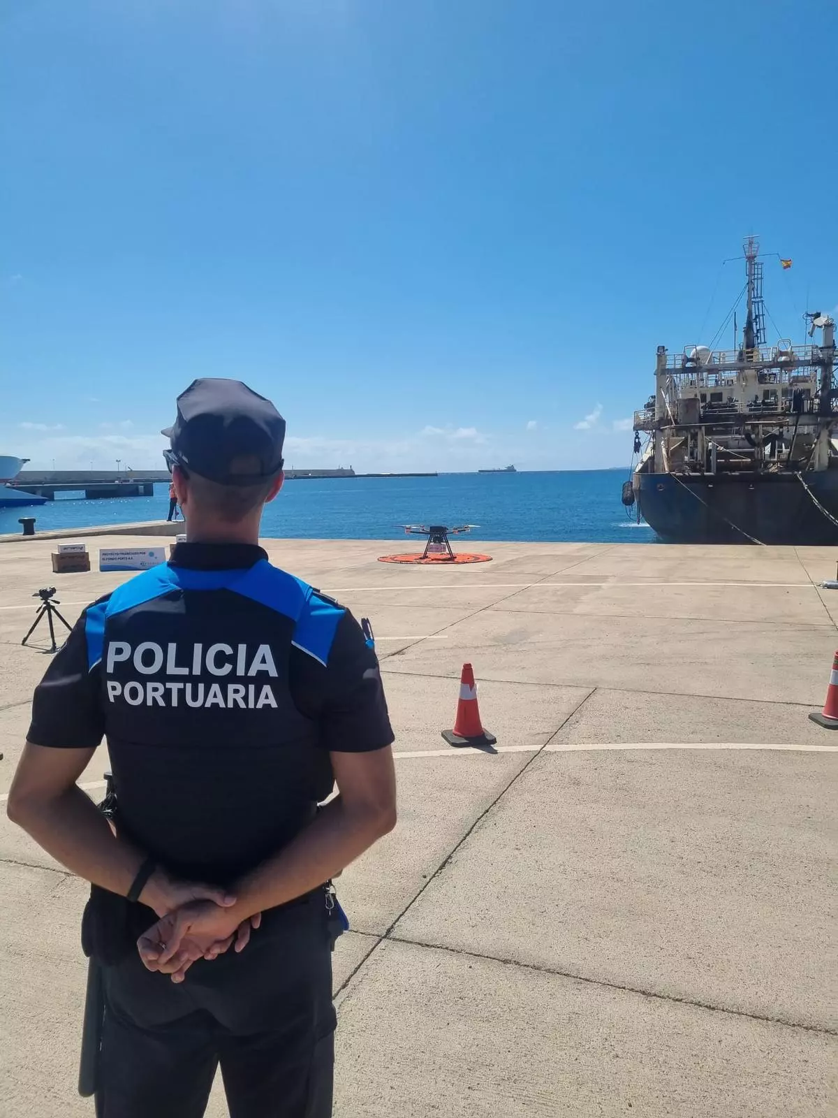 Los drones llegan al Puerto de Las Palmas con la unidad 'Charrán'