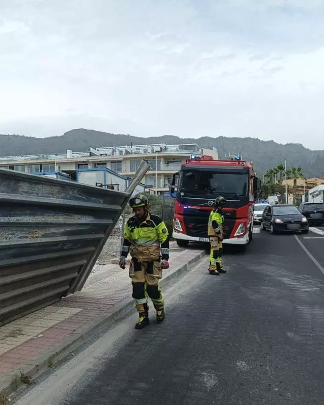 Caída de ramas y otros objetos este fin de semana en Tenerife a causa del viento
