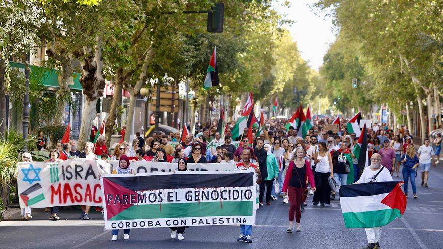 En imágenes, la protesta por el aniversario del ataque de Israel a Palestina