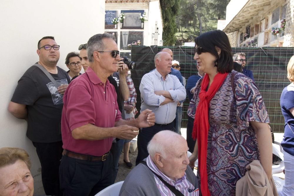 Exhumación fusilados de la guerra civil en el cementerio de Ontinyent