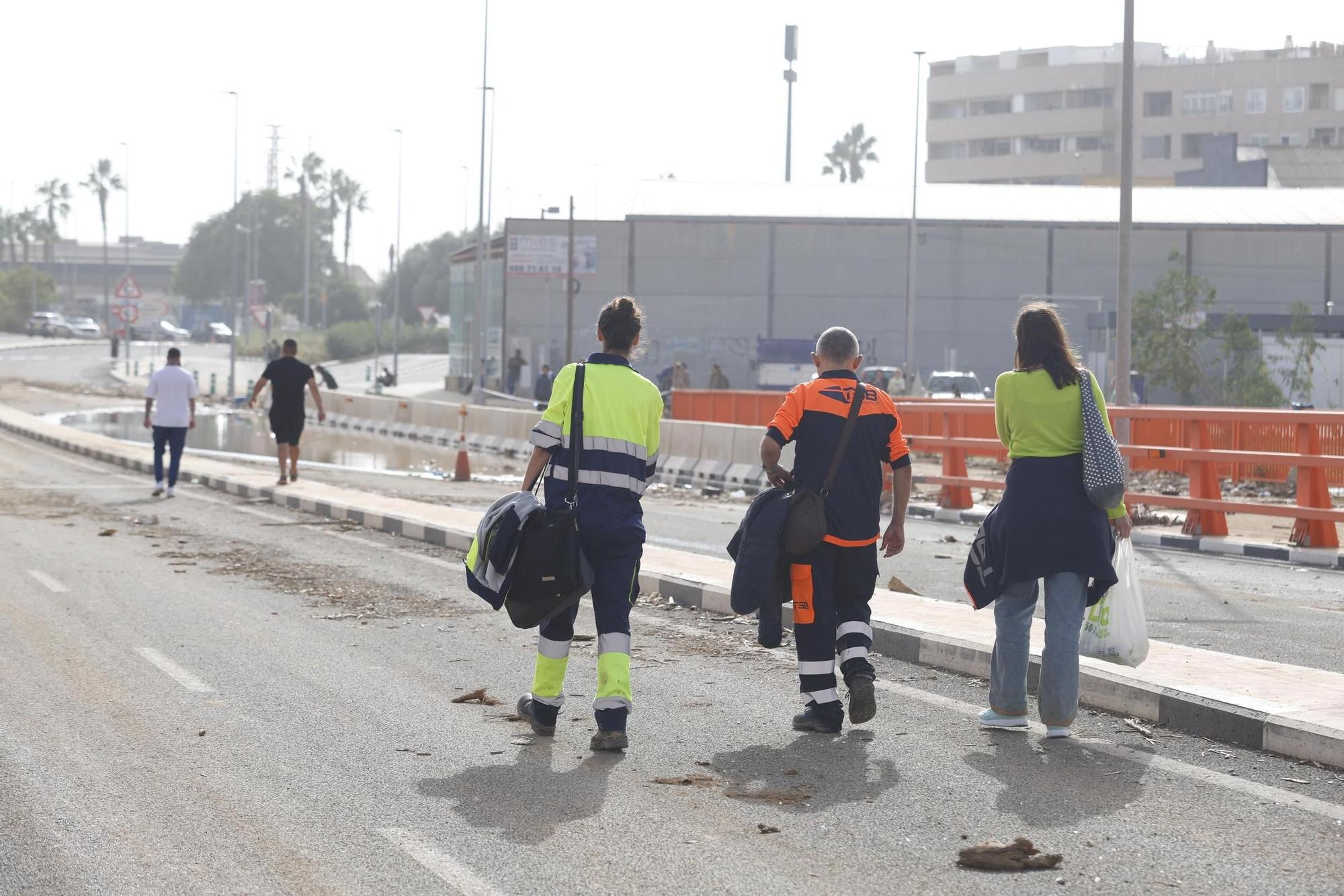 El devastador efecto de la DANA, en imágenes