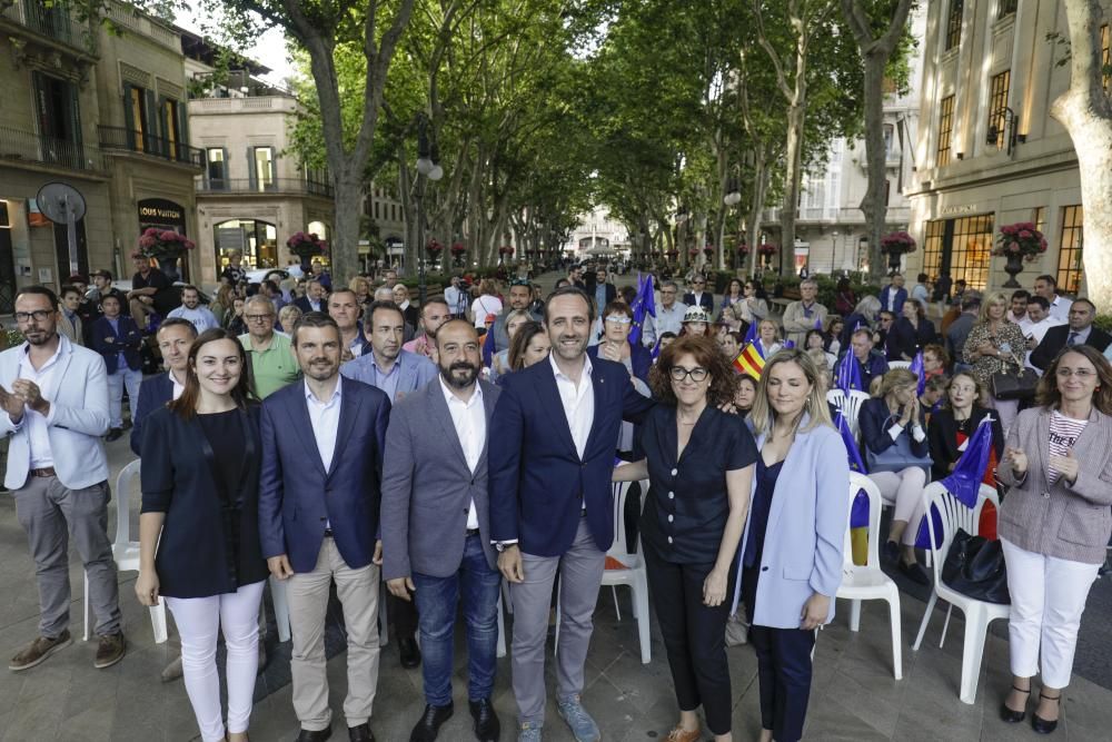 Bauzá, con sus ciudadanos en Palma