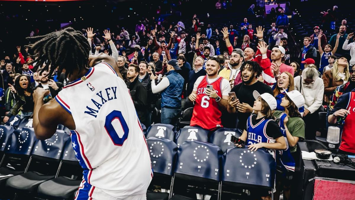 Maxey, durante un encuentro.